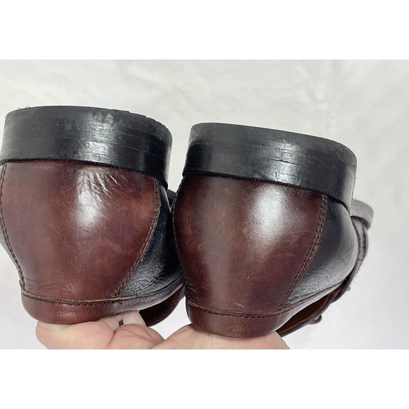 Johnston Murphy Aragon II Mens Kiltie Leather Tassel Red Loafer Sz 10.5 20-0592 - Picture 9 of 10